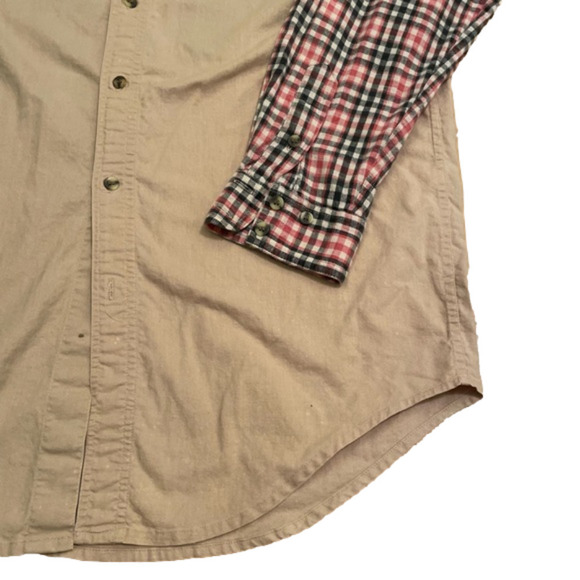 VINTAGE Western Southern Cowboy Cowgirl Plaid Aztec Pattern Shirt Medium - Picture 6 of 12